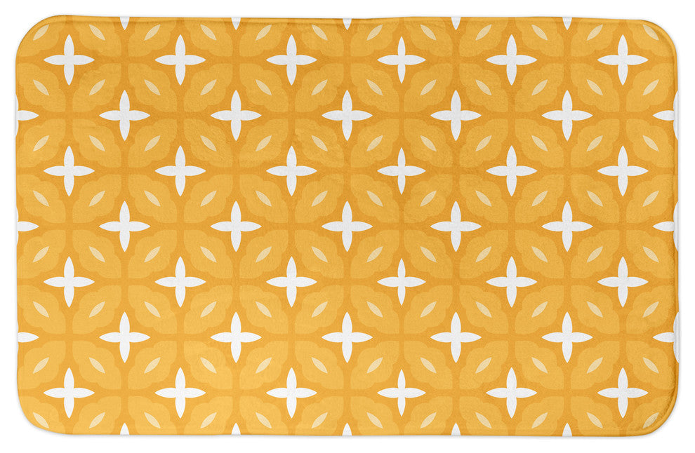 Yellow Tile 34x21 Bath Mat