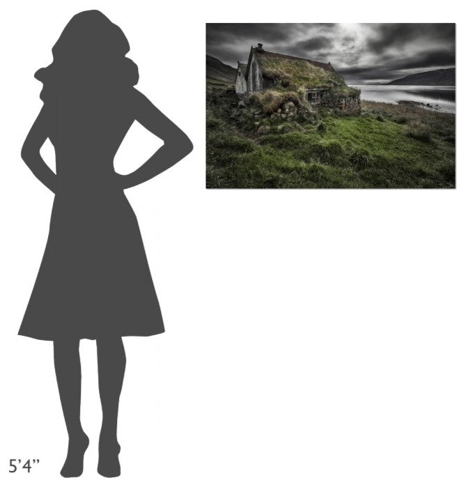 "Turf And Stones" Stretched Canvas Giclee by Bragi Ingibergsson, 36x24"