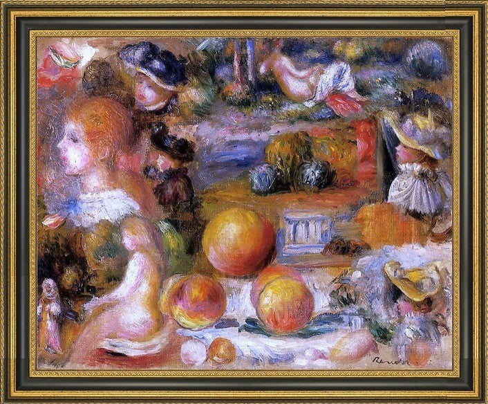 Pierre Auguste Renoir Studies: Woman's Heads  Nudes  Landscapes Peaches