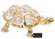 24K Gold Plated Crystal Studded Turtle Ornament