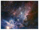 "Carina Nebula Infrared from HAWK-I" Paper Print by ESO/T. Preibisch , 42"x32"