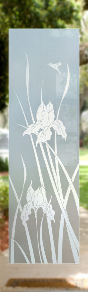 Interior Prehung Door or Interior Slab Door - Iris Hummingbird - Douglas Fir...