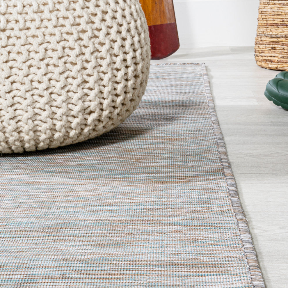 Ethan Modern Flatweave Solid, Gray, 9 X 12