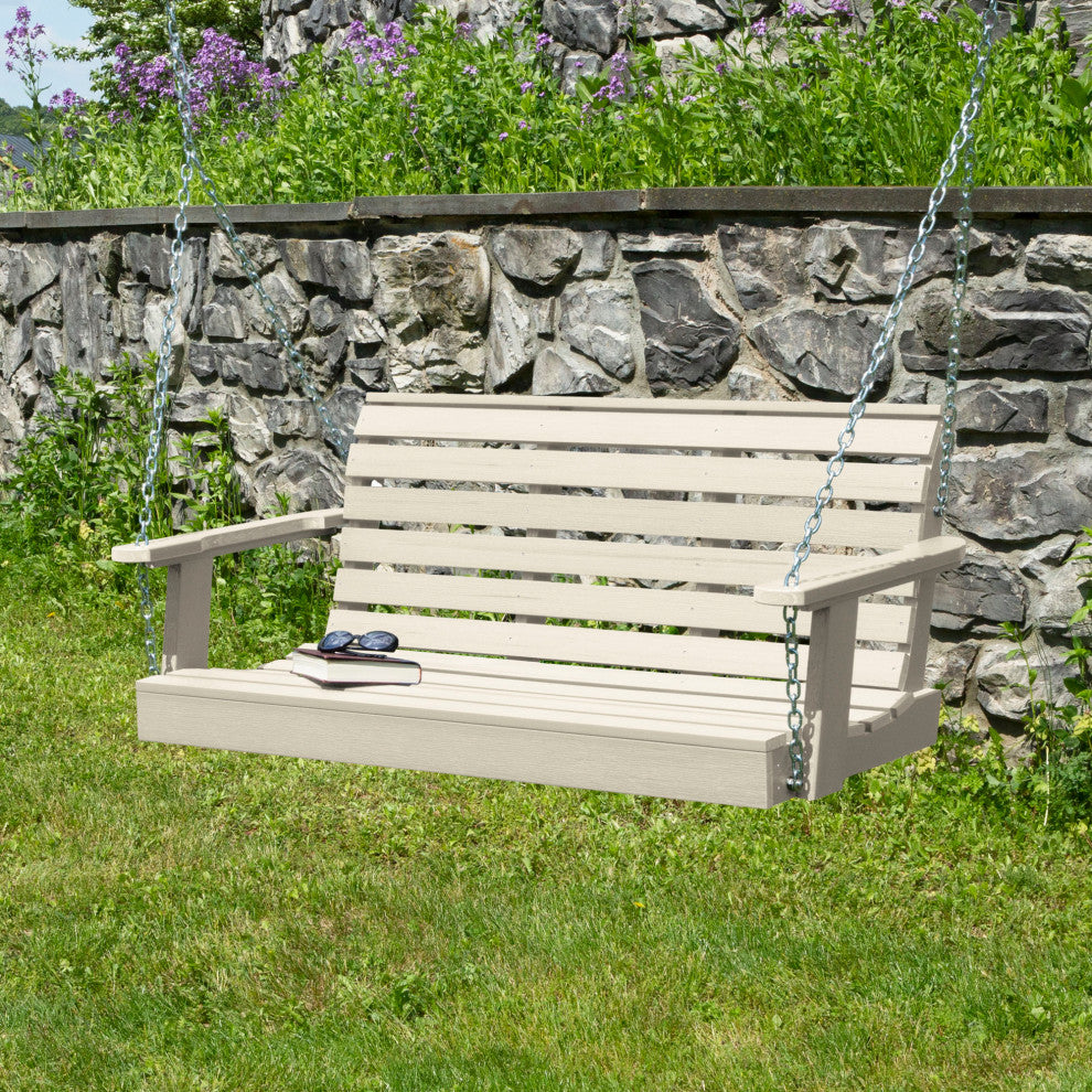 Soren Porch Swing 4', Whitewash