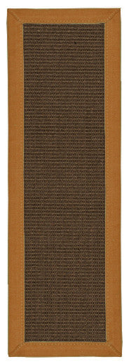 Big Sur Custom Sisal Stair Treads, Sienna, 9" X 29" Set of 13