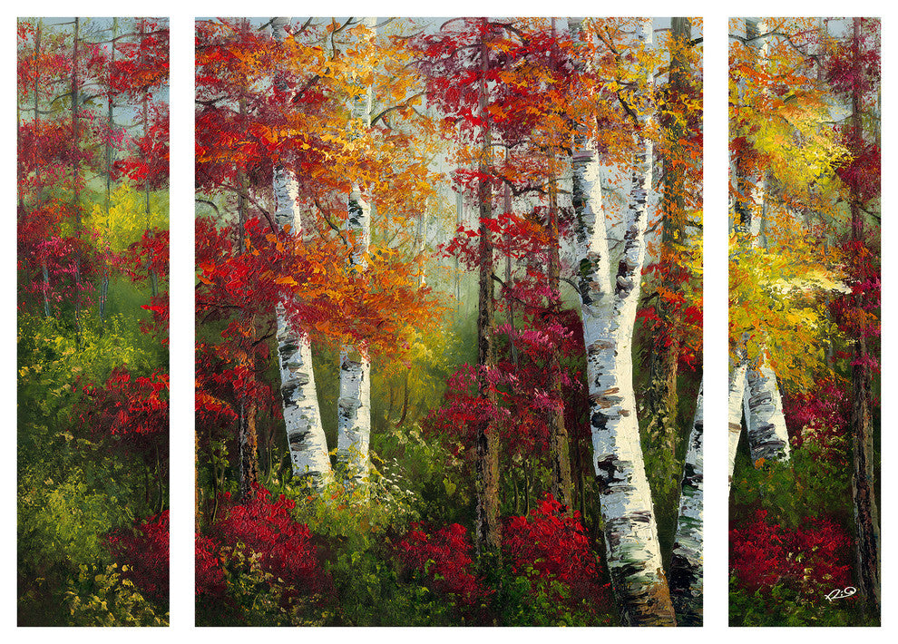 Rio 'Indian Summer' Multi Panel Art Set, Small 24x32