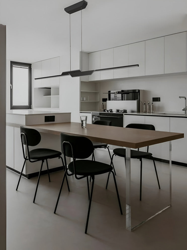 Bulle | Chandelier in a Minimalist Style for Living Room, Black