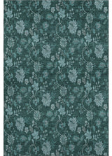 Premium Machine Washable Mayfield AMF680 Teal 3' x 5' Rug