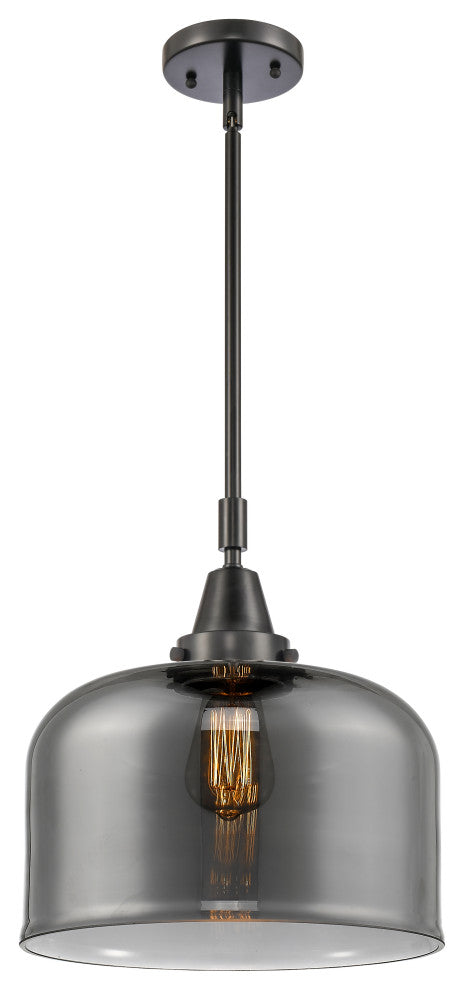 Innovations Lighting 447-1S-BK-G73-L Bell 1 Light 12" Mini Pendant