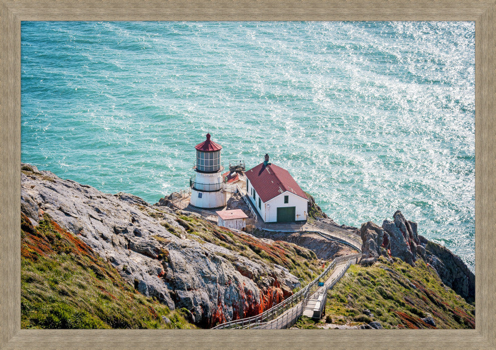 Point Reyes Lighthouse, Giclee Reproduction Artwork