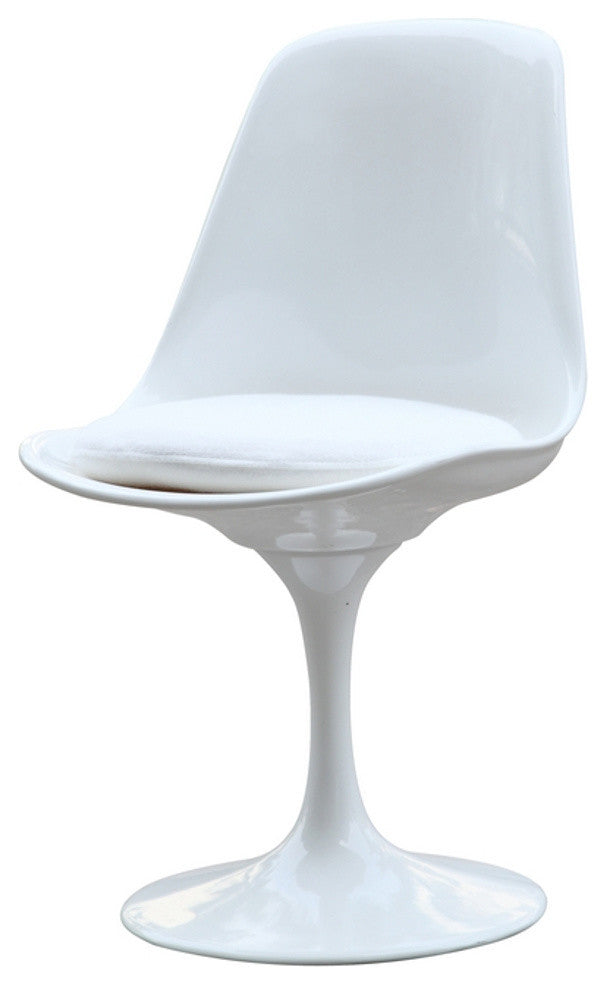 Modern Classics Flower Side Chair, White