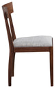 Scandinavian Leone Dining Chair Walnut M2 - Brown