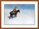 "The Scout: Friends or Enemies?"  by Frederic Remington, 39x29"