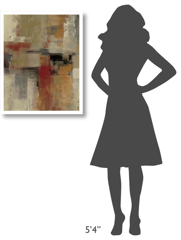 "Intersection Crop I" Digital Paper Print by Silvia Vassileva, 24"x30"