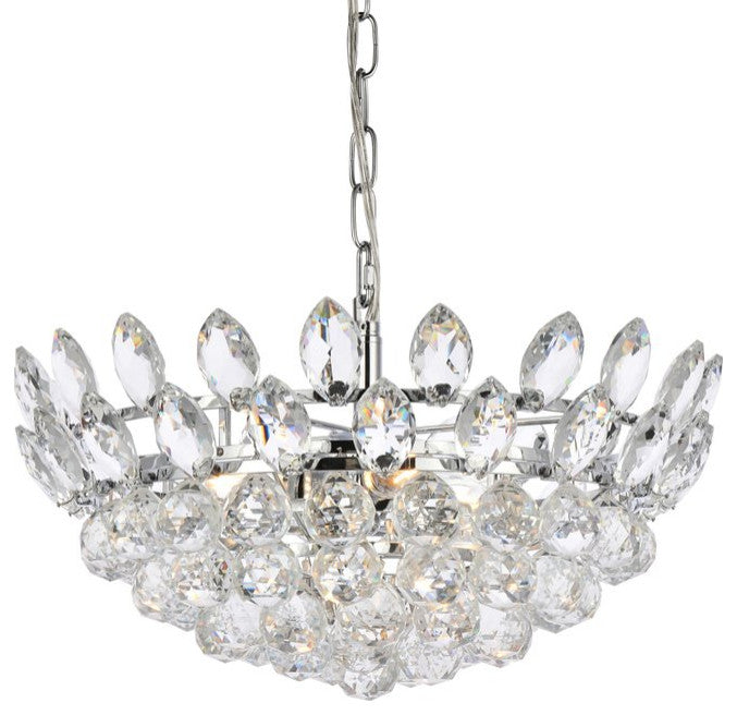 Eleana 18" Pendant, Chrome