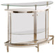 Coaster Bar Unit With Clear Acrylic Front