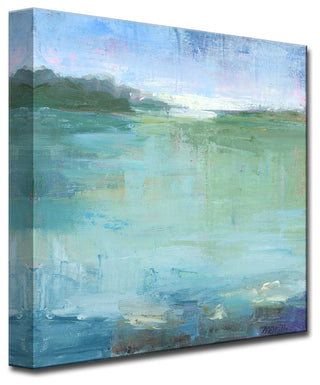Watery' Ready2HangArt Canvas by Leslie Owens, 16"x16"