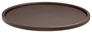 Kraftware Contempo Beige 14" Round Serving Tray, Brown