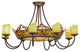 32" Stanley 8 Arm Semi-Flush Mount