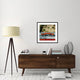 "Paint It Red" Framed Digital Print by Ambra, 32"x32"