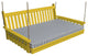 Pine Traditional English Swingbed, Canary Yellow, 75 Inch