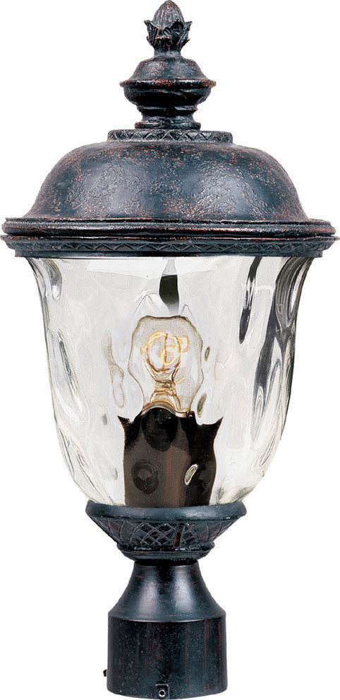 Maxim Carriage House VX 1-Light Outdoor Post Lantern - 40426WGOB