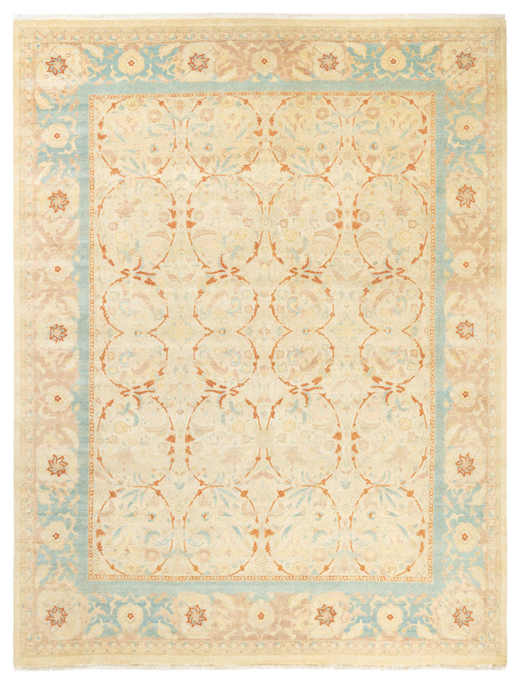 Alexandria, One-of-a-Kind Hand-Knotted Area Rug Ivory, 8'3"x10'9"