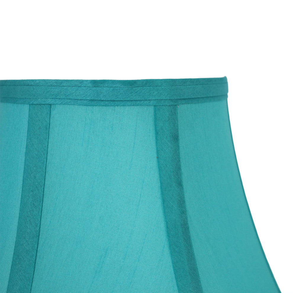 Bell Lamp Shade, 5x9x7", Teal, Set of 2
