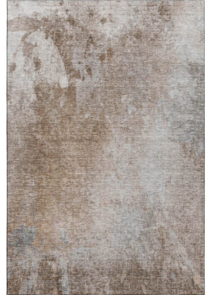 Premium Machine Washable Mayfield AMF562 Mocha 9' x 12' Rug