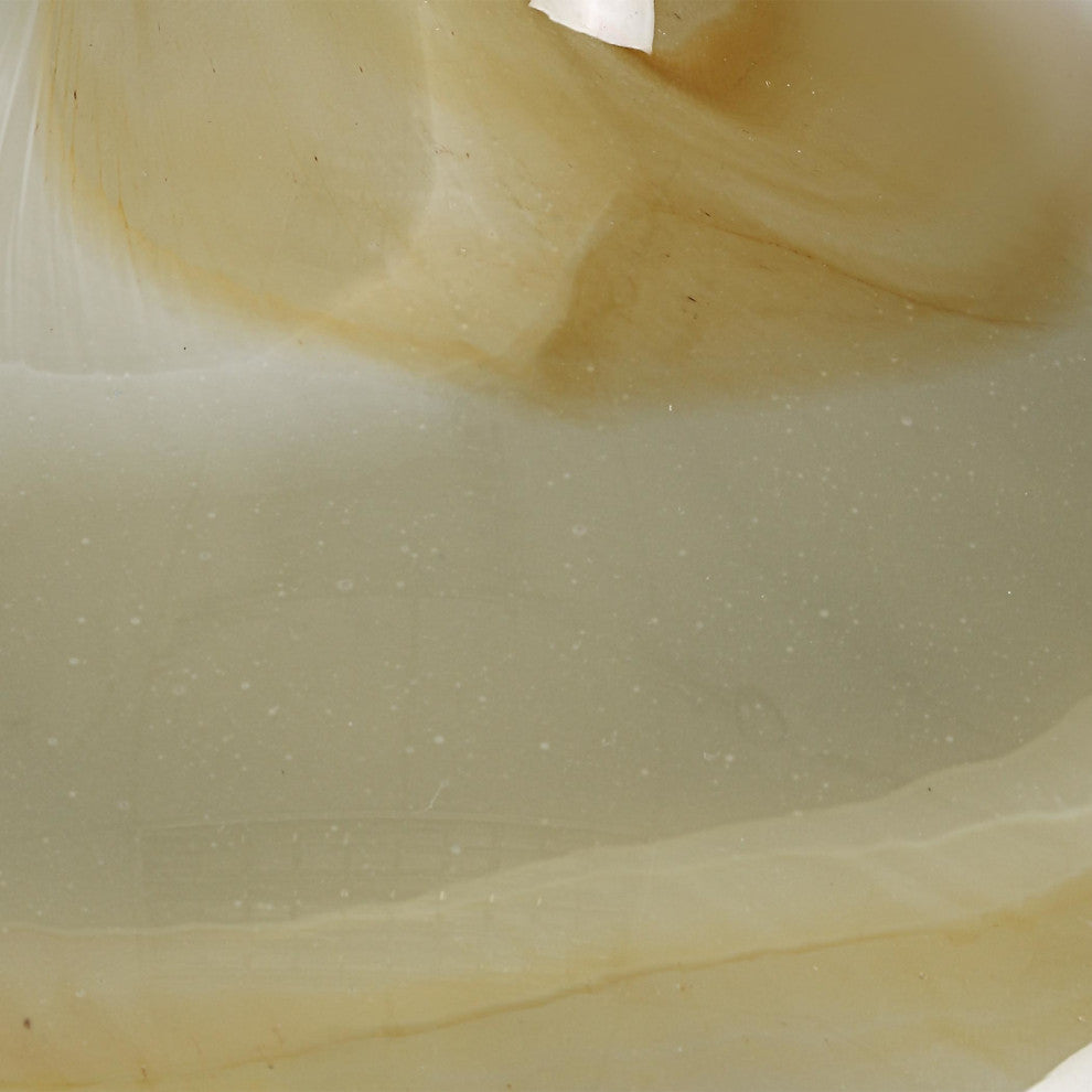 Uttermost 18223 Cascade 6-1/4"W Glass and Iron Bottles - Set of 2 - Caramel /