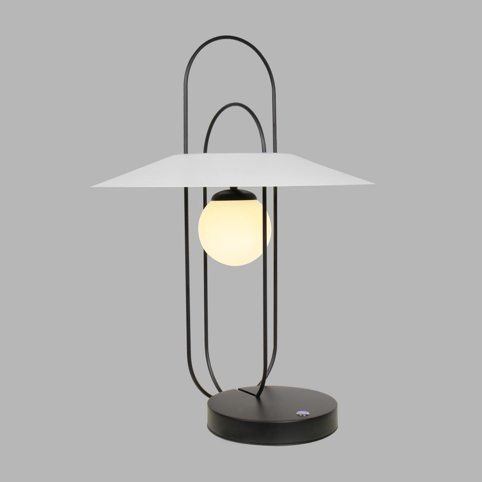 Lyra 24" ETL Certified Integrated LED Table Lamp, Black