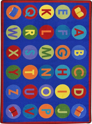 Library Dots Rug, 5'4"x7'8"