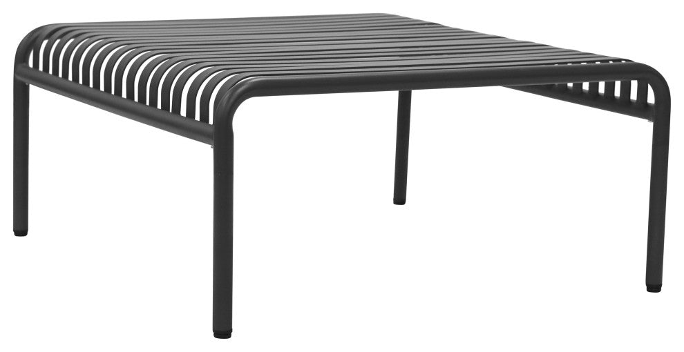 Enid Outdoor Coffee Table, Black