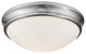 Millennium Lighting Flush Mount, Brushed Nickel