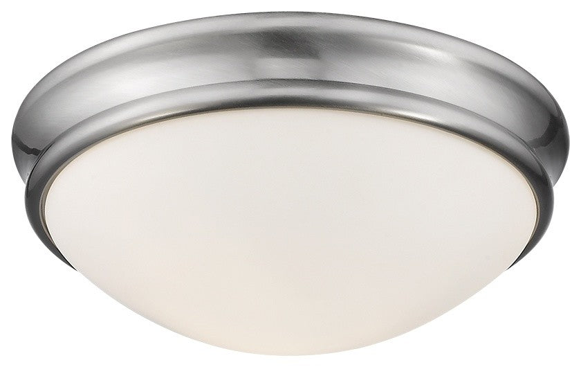 Millennium Lighting Flush Mount, Brushed Nickel