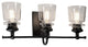 Castara 3 Light Wall Light, Black AC11593BK