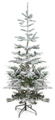 9' Flocked Noble Fir Artificial Christmas Tree, Unlit