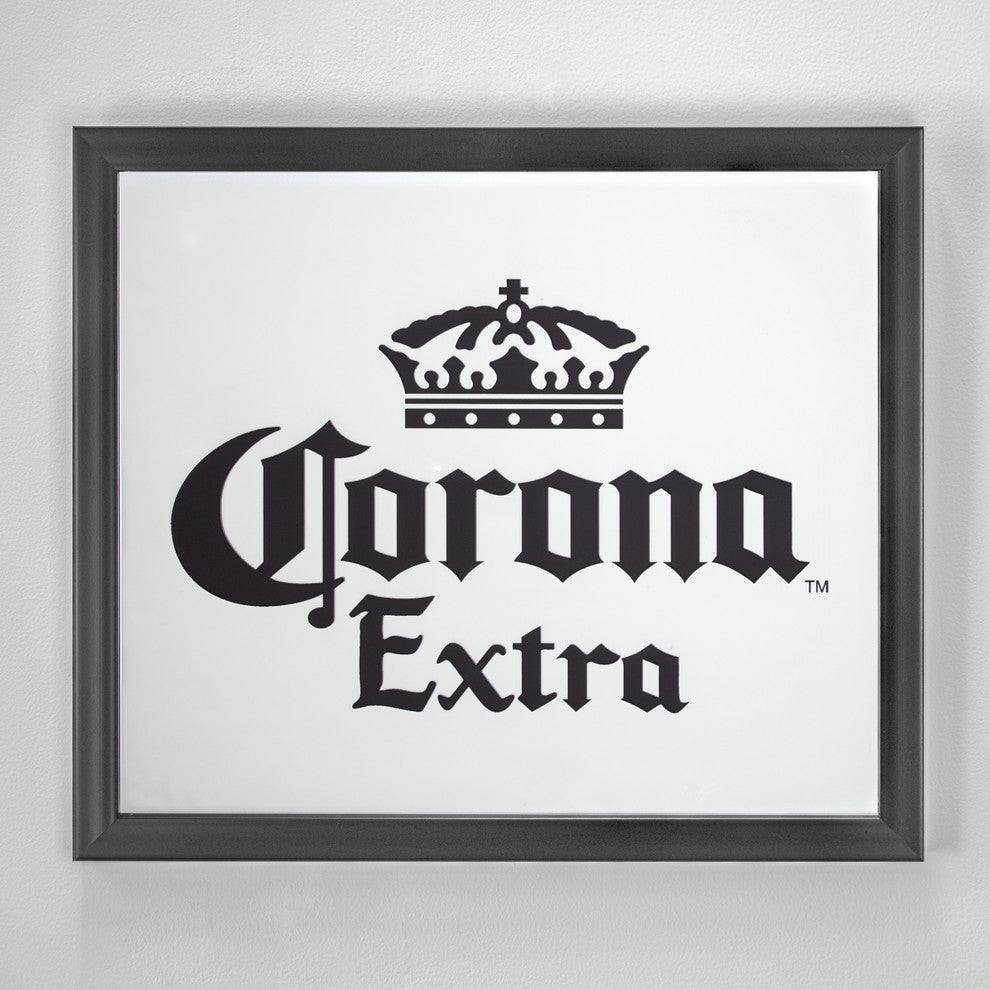 Corona Extra Screen Printed Mirror - Black