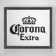 Corona Extra Screen Printed Mirror - Black