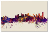 Michael Tompsett 'Calgary Canada Skyline' Canvas Art, 24"x16"
