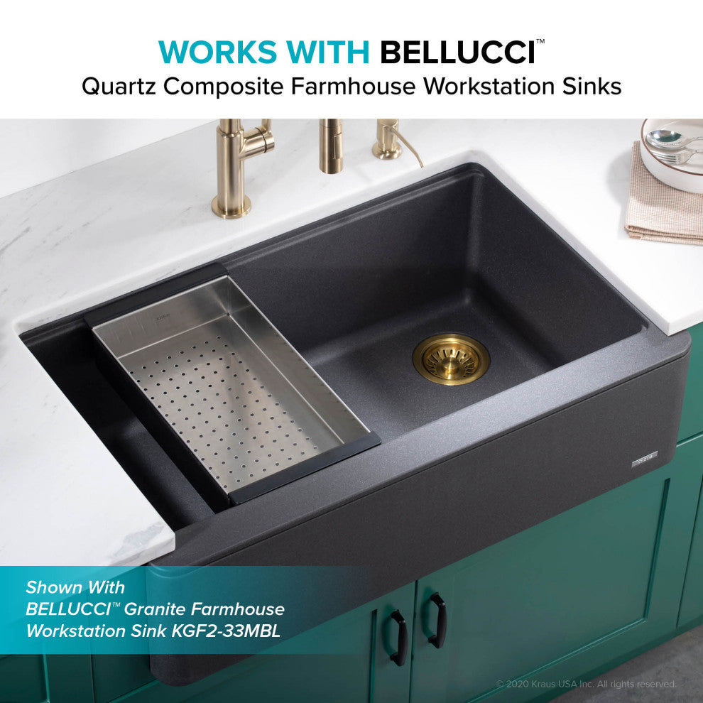 Stainless Steel Colander for Workstation Kitchen Sink