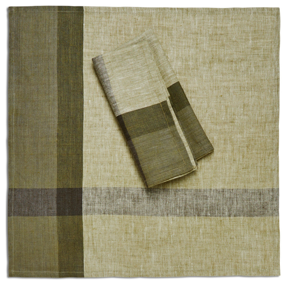 Rosemary Flax Linen Napkin Set of 2