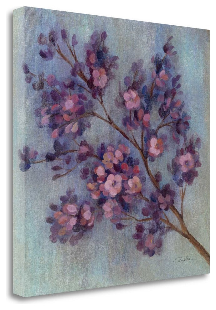 "Twilight Cherry Blossoms II" By Silvia Vassileva, Giclee on Gallery Wrap Canvas