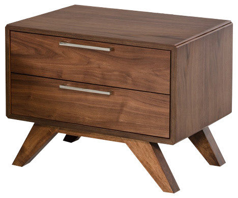 Nova Domus Soria Modern Walnut Nightstand