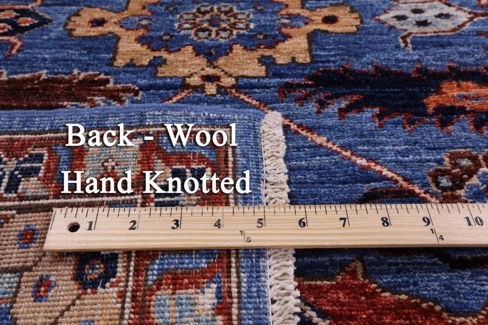 5' 11" X 8' 10" Persian Fine Serapi Hand-Knotted Rug - Q12867