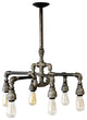 Austin 6-Bulb Iron Chandelier