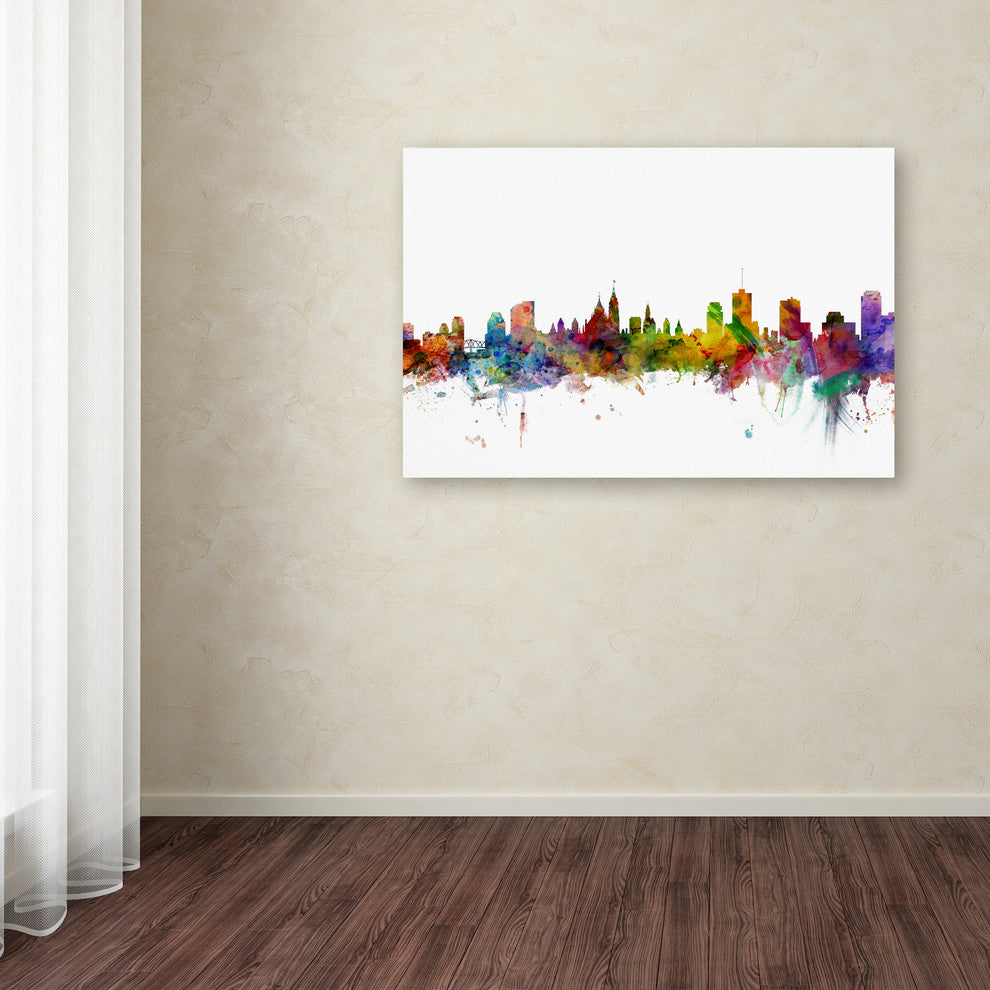 'Ottawa, Canada Skyline' Canvas Art by Michael Tompsett
