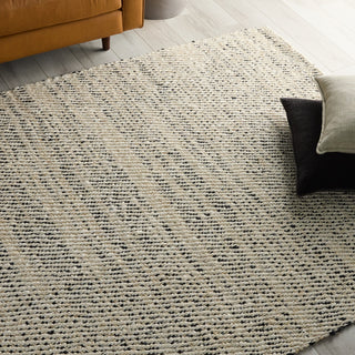 Jaipur Living Almand Natural Solid White/Black Area Rug, 12'x15'