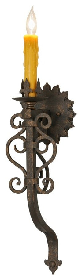 6.5W Sunburst Wall Sconce