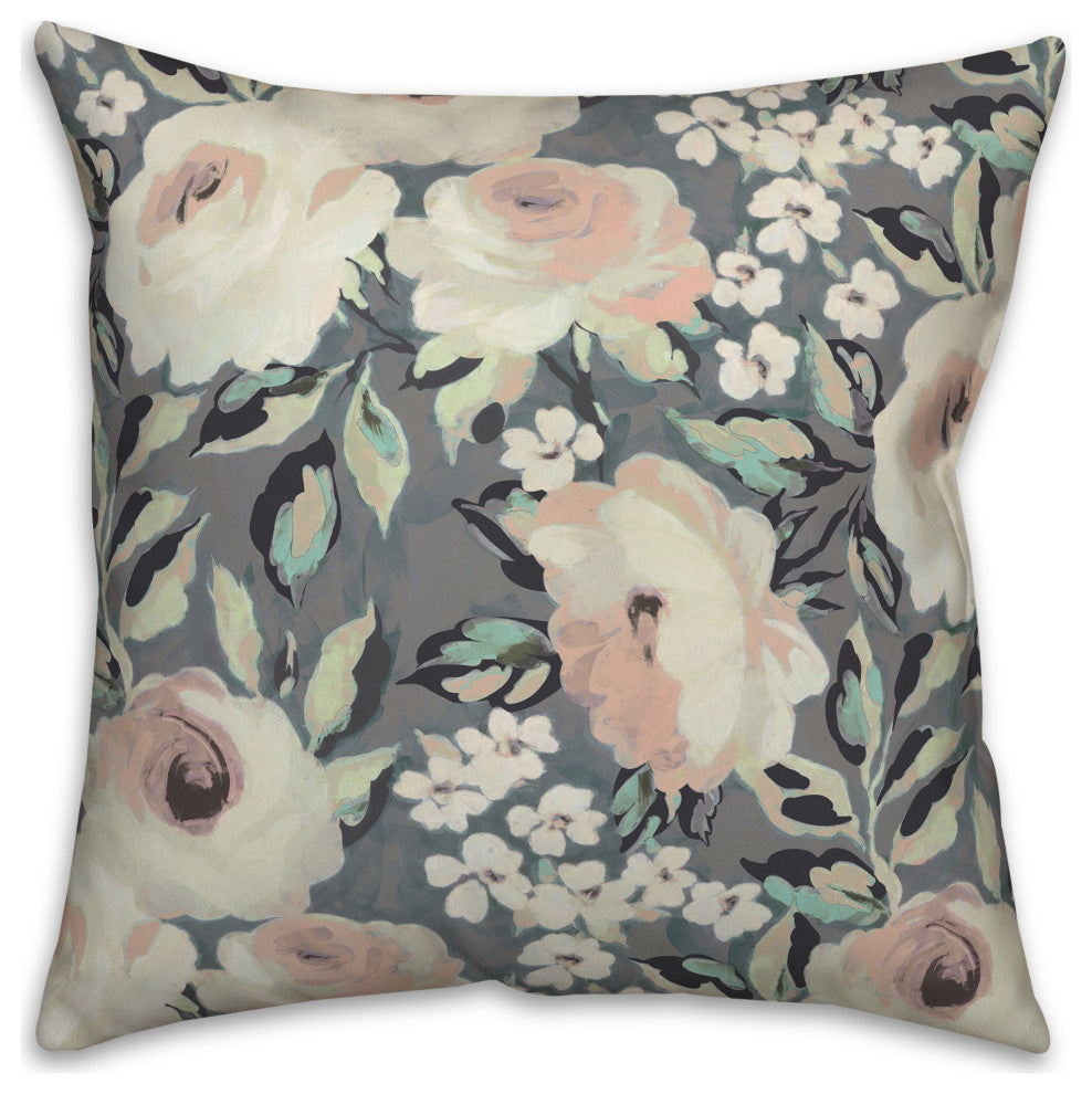 Multi Floral 2 16x16 Indoor / Outdoor Pillow